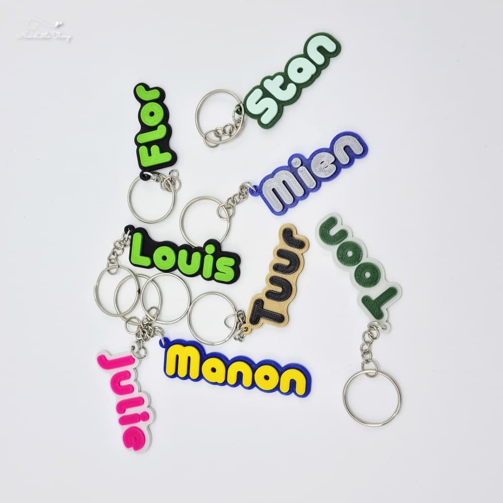 Porte-clés avec nom