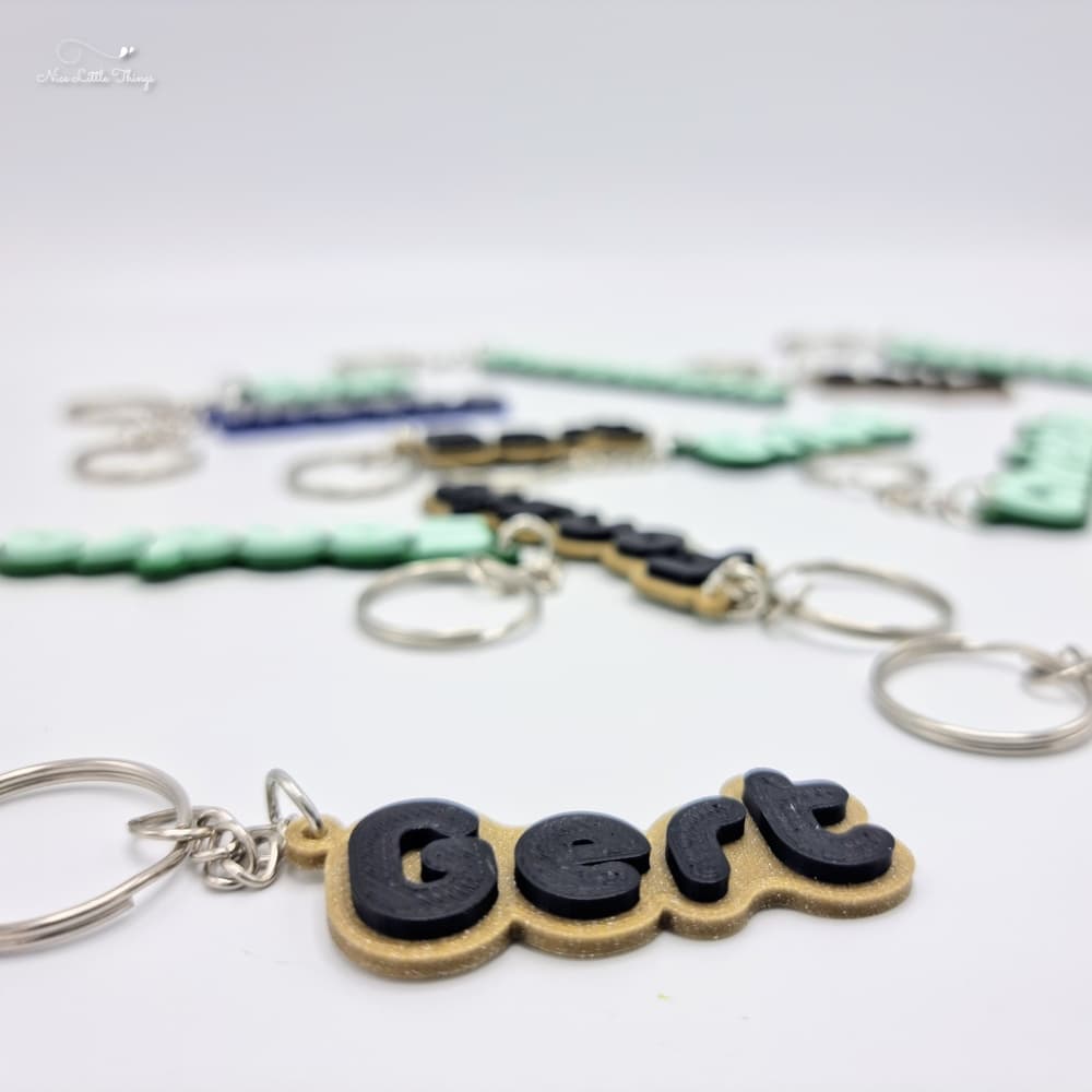 Porte-clés avec nom