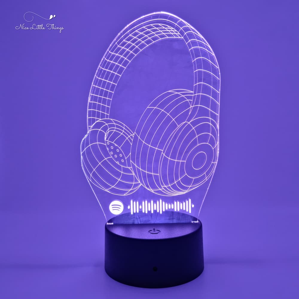 Casque d'écoute pour lampe LED