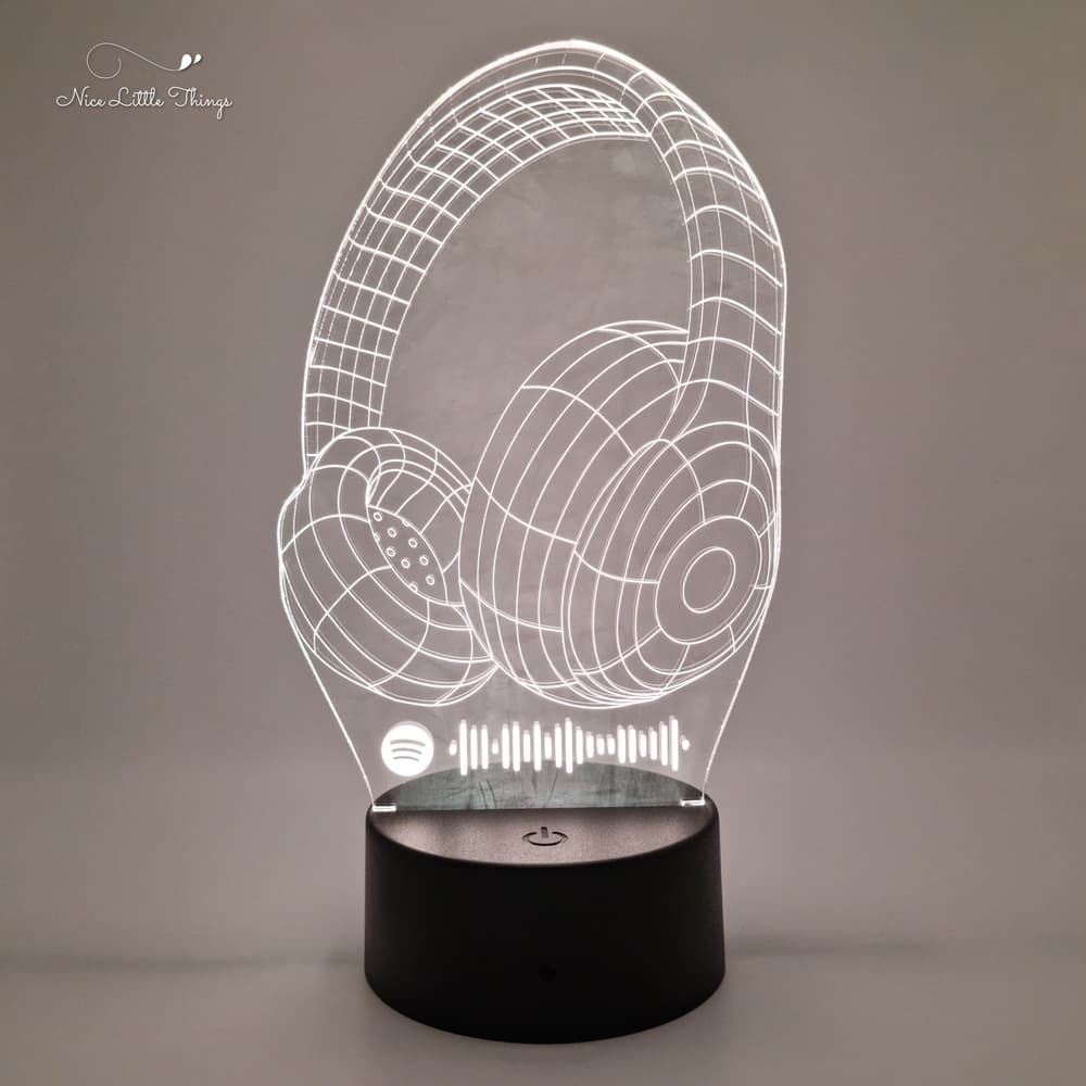 Casque d'écoute pour lampe LED