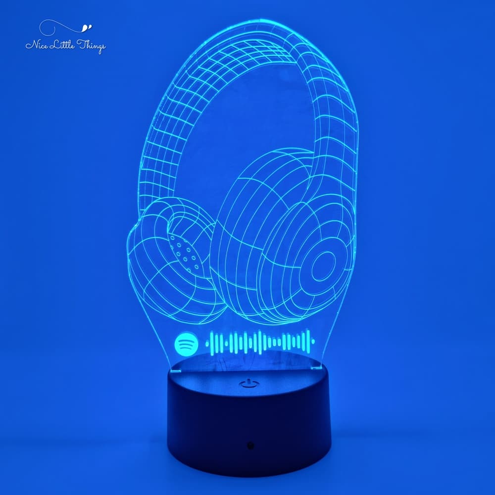 Casque d'écoute pour lampe LED