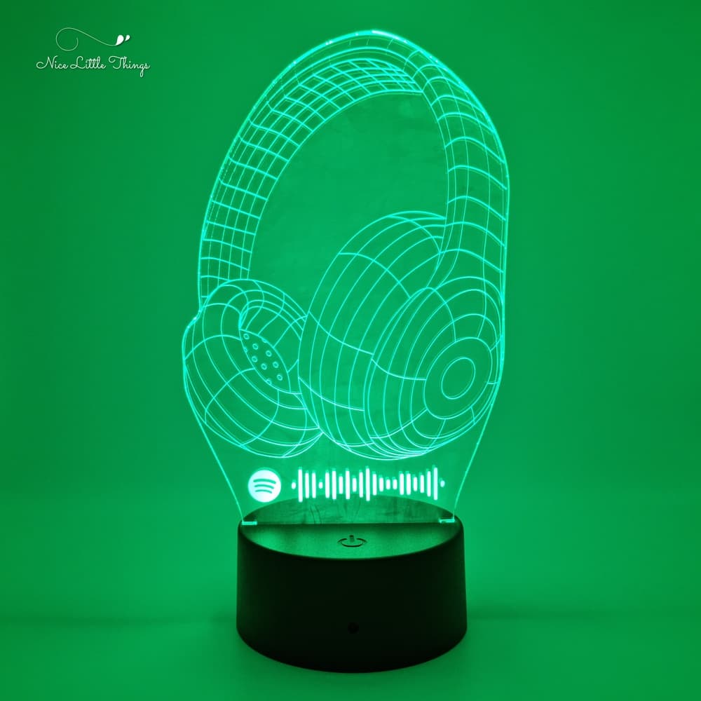 Casque d'écoute pour lampe LED