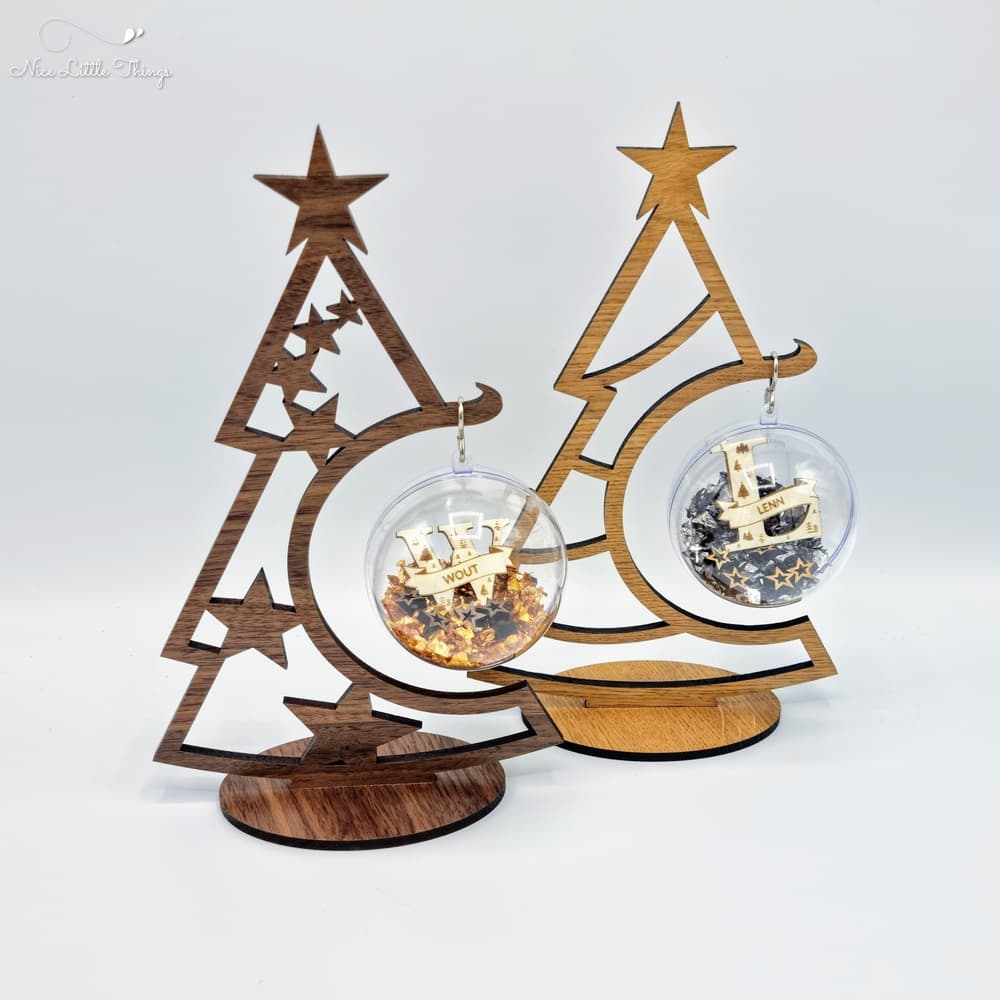 Boule de Noël de luxe personnalisée
