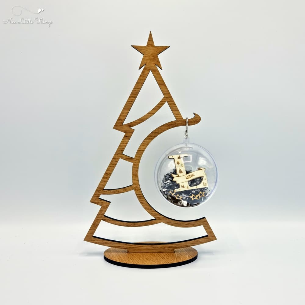 Boule de Noël de luxe personnalisée