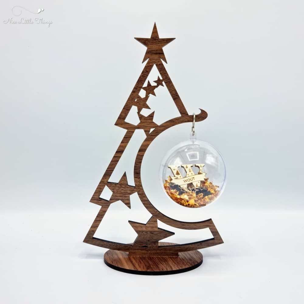 Boule de Noël de luxe personnalisée
