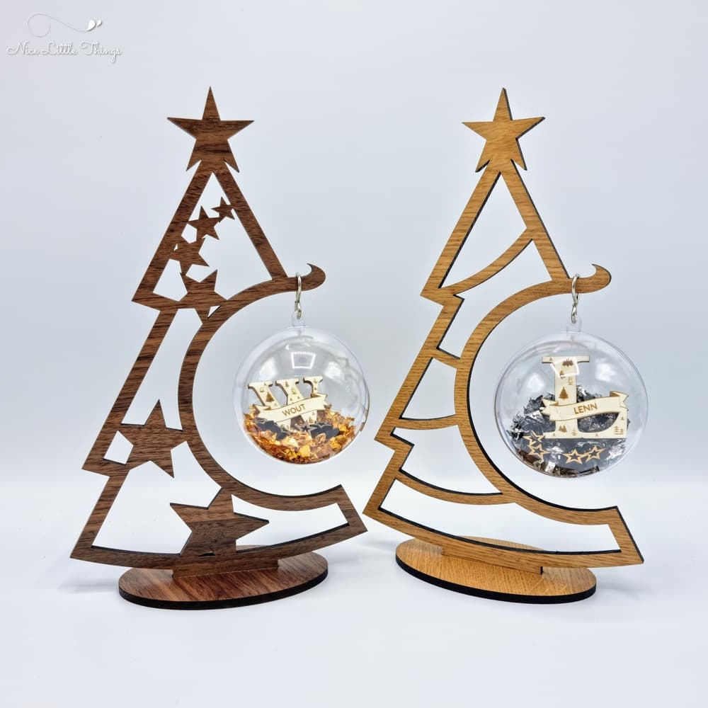 Boule de Noël de luxe personnalisée