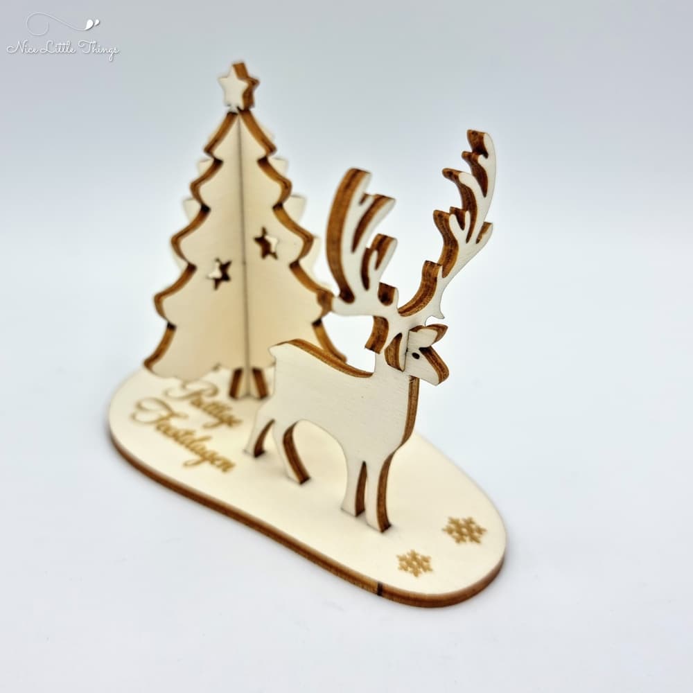 Carte de Noël Pop Up Renne