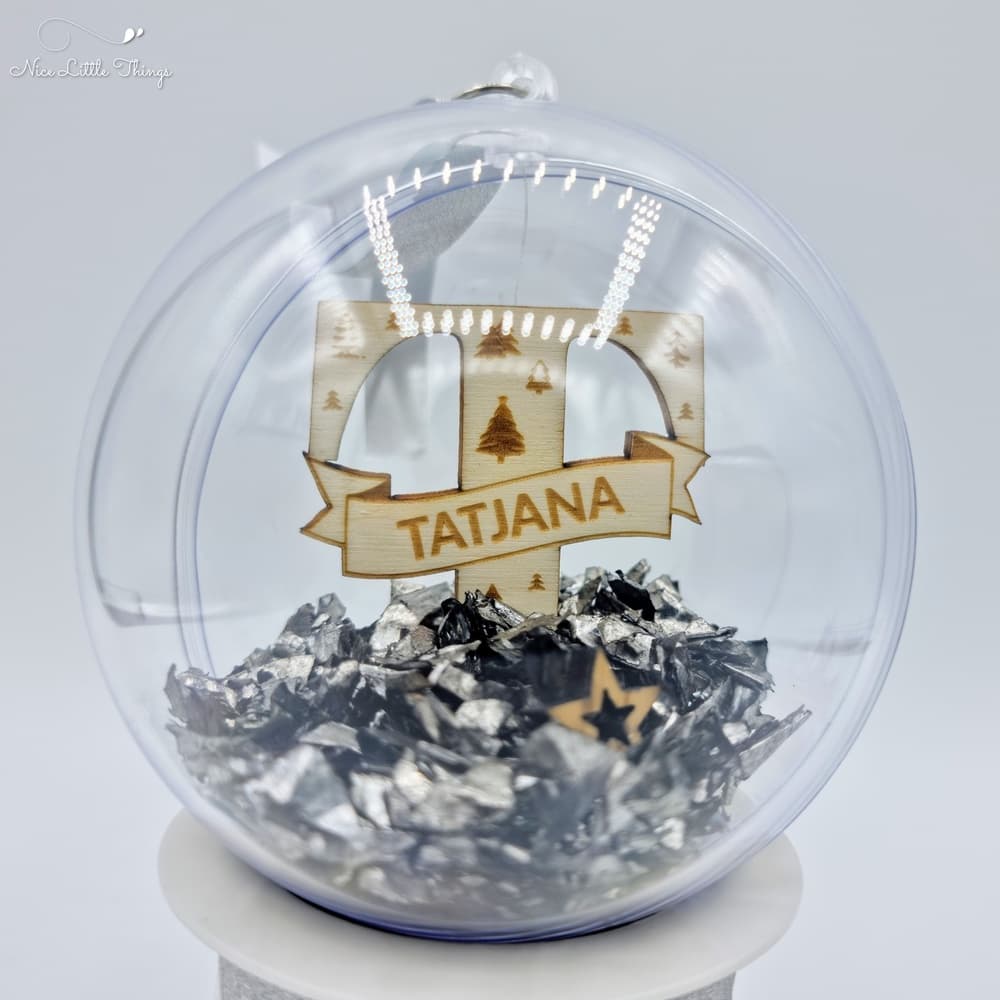 boule de Noël de luxe personnalisée