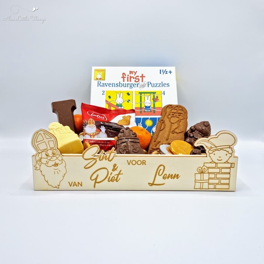 Plateau de bonbons Sinterklaas personnalisé