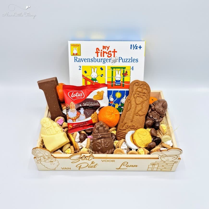 Plateau de bonbons Sinterklaas personnalisé