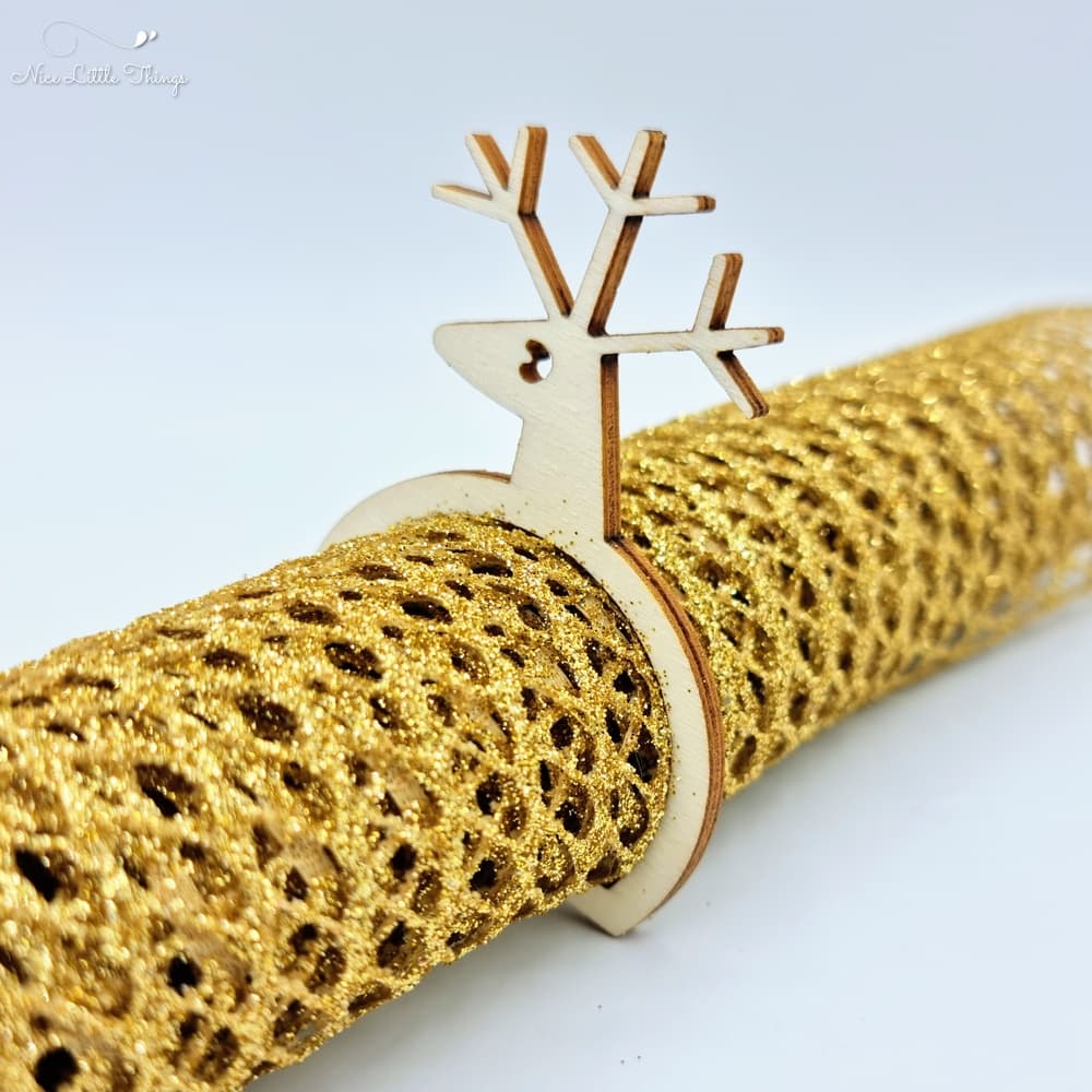 Rond de serviette de Noël