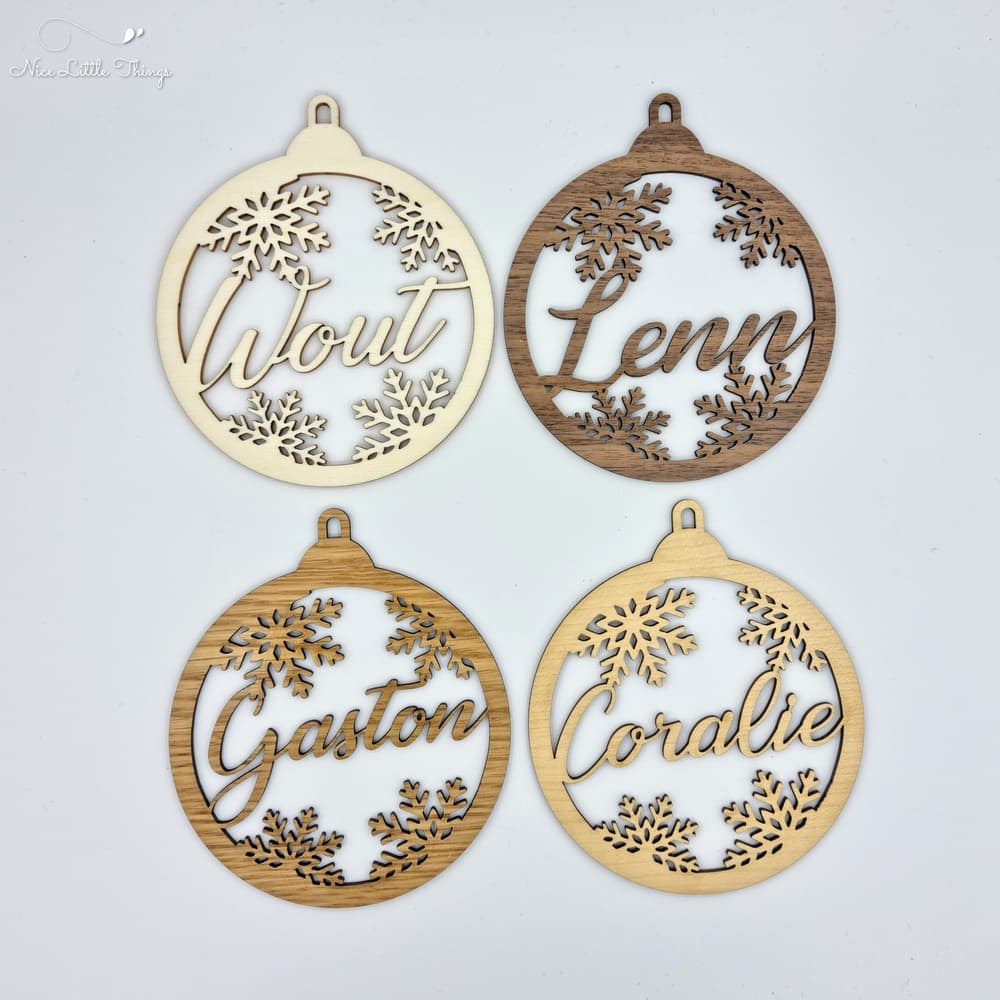 boules de Noël multicouches - paillettes