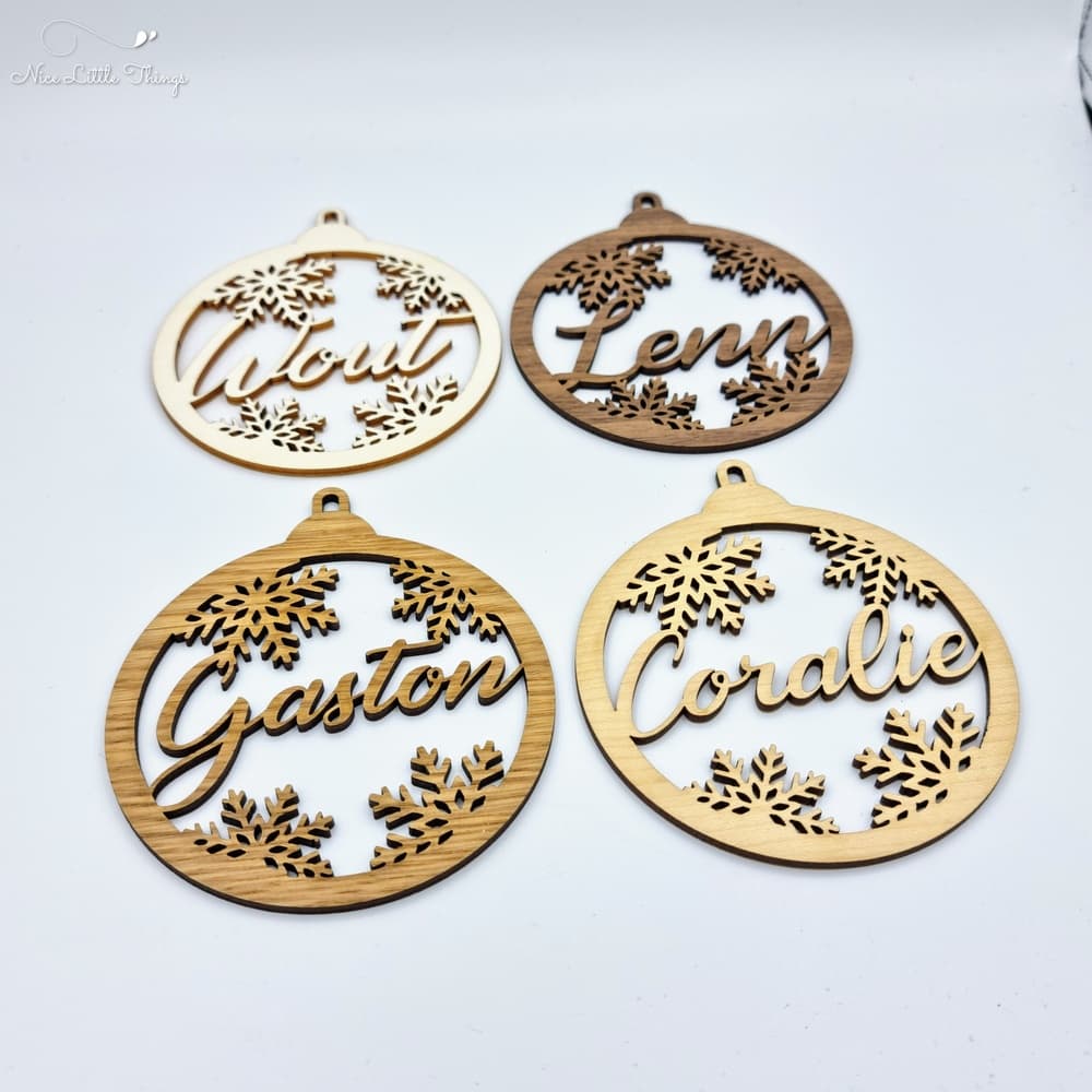 boules de Noël multicouches - paillettes