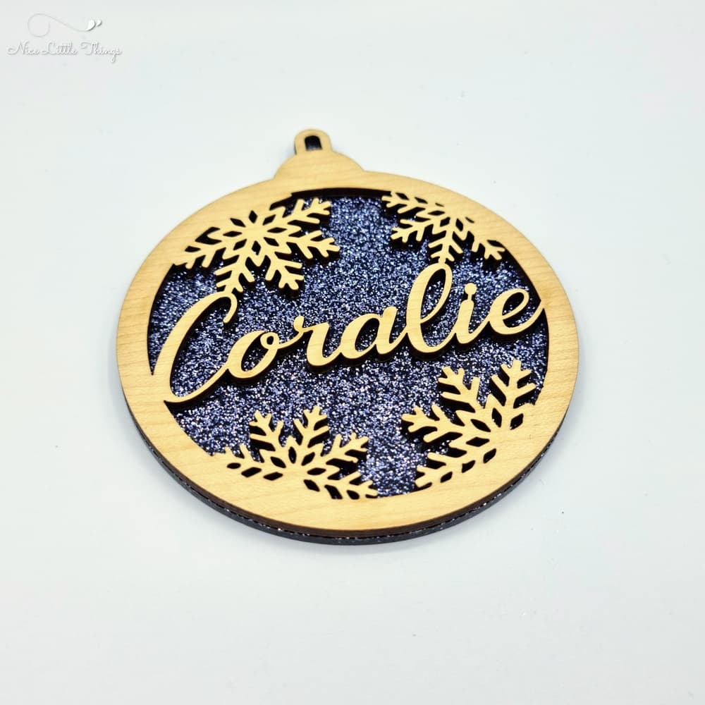 boules de Noël multicouches - paillettes