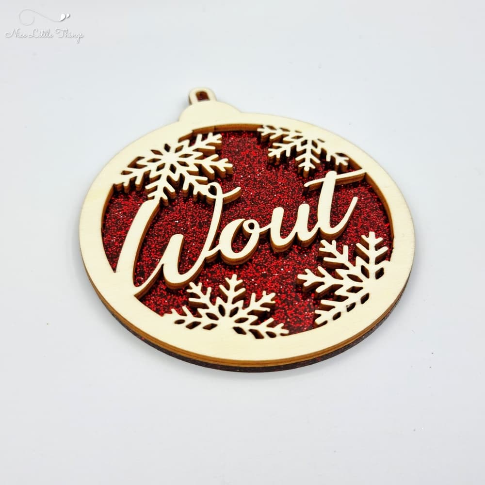 boules de Noël multicouches - paillettes