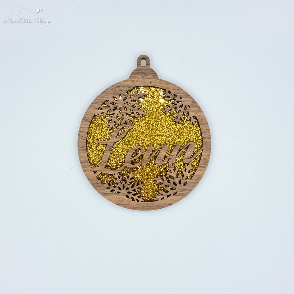 boules de Noël multicouches - paillettes