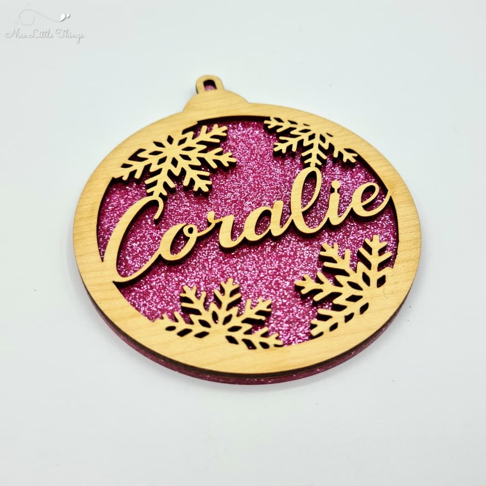 boules de Noël multicouches - paillettes