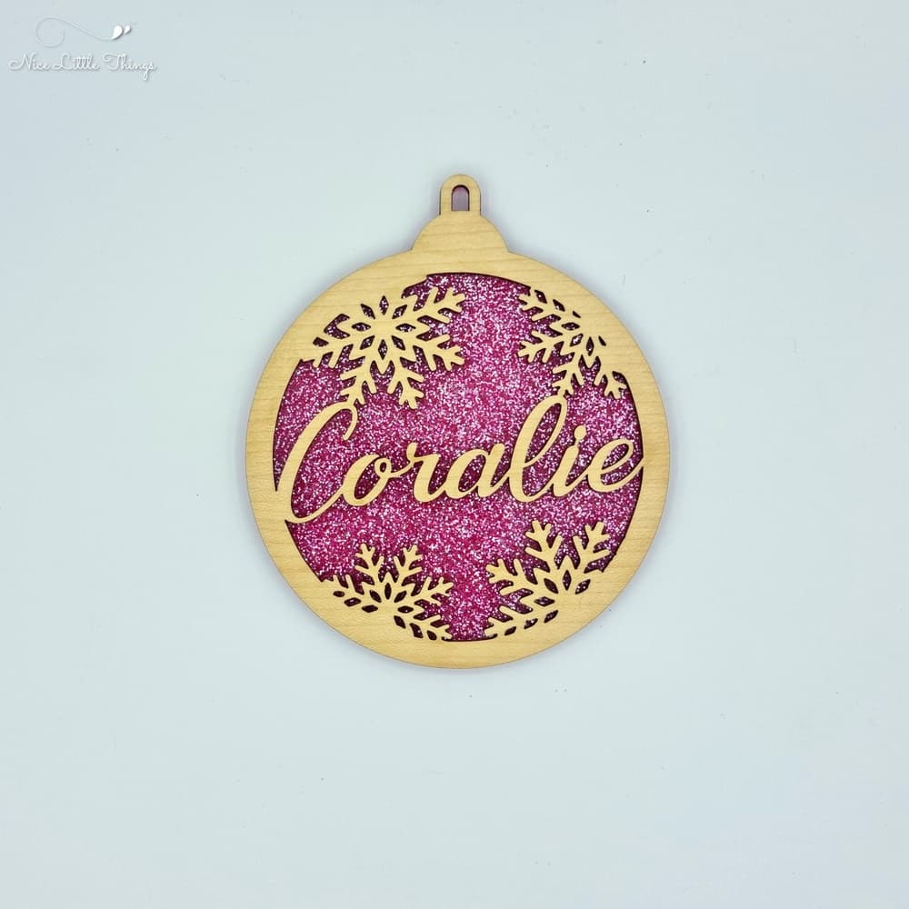 boules de Noël multicouches - paillettes