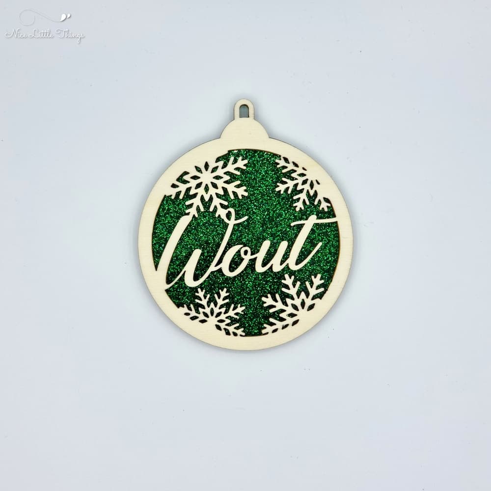 boules de Noël multicouches - paillettes