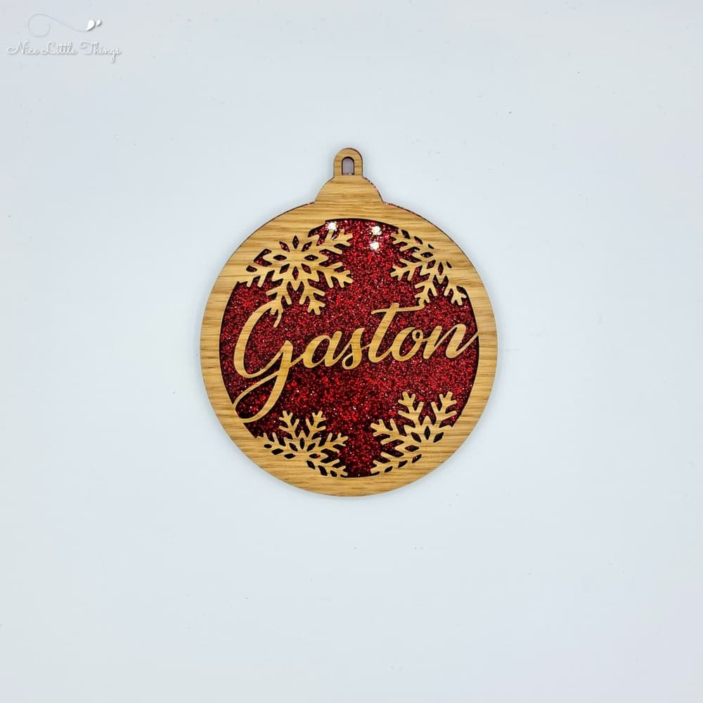 boules de Noël multicouches - paillettes