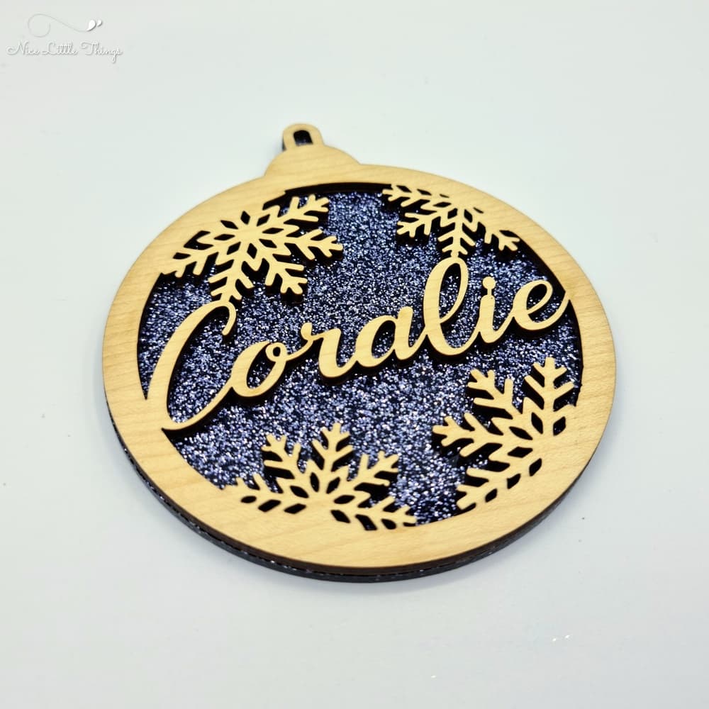 boules de Noël multicouches - paillettes