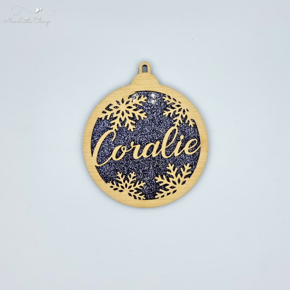 boules de Noël multicouches - paillettes