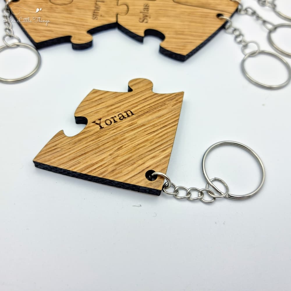 Porte-clés Cœur Puzzle