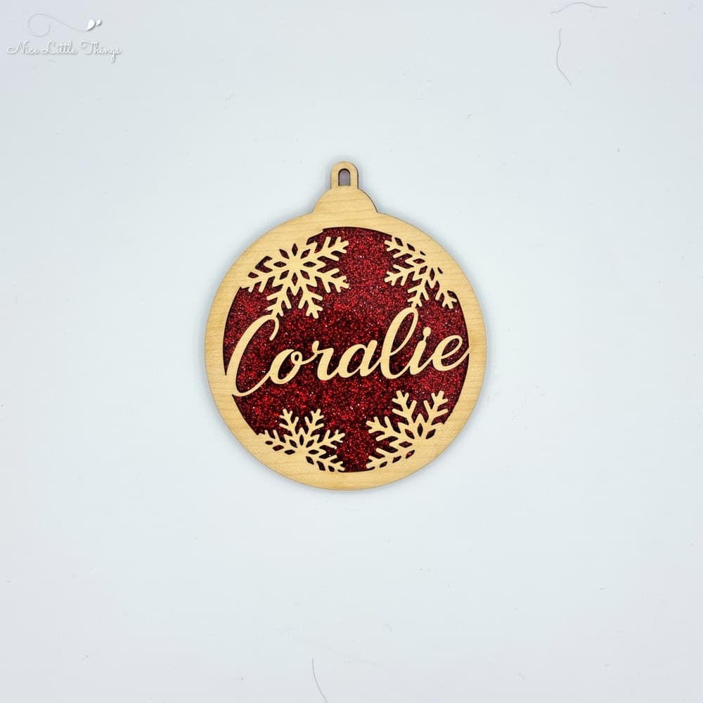boules de Noël multicouches - paillettes