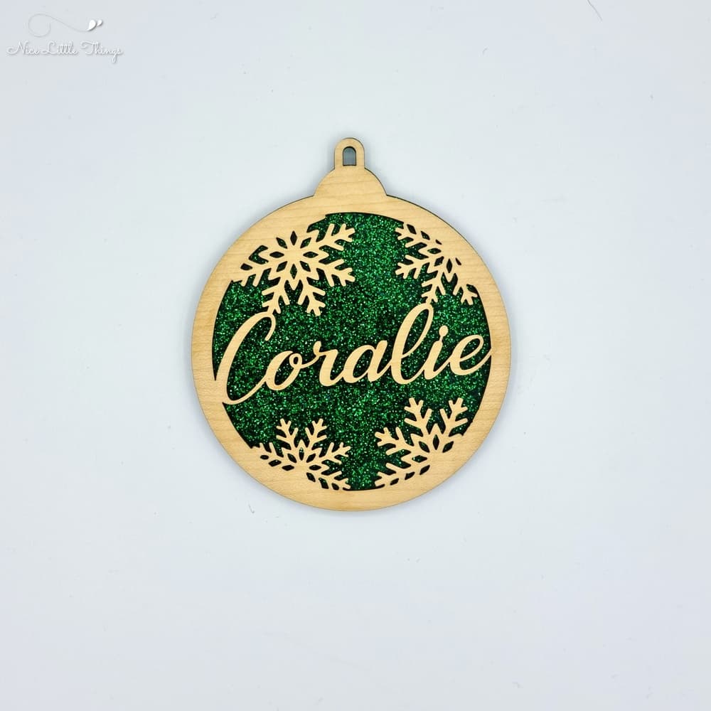 boules de Noël multicouches - paillettes