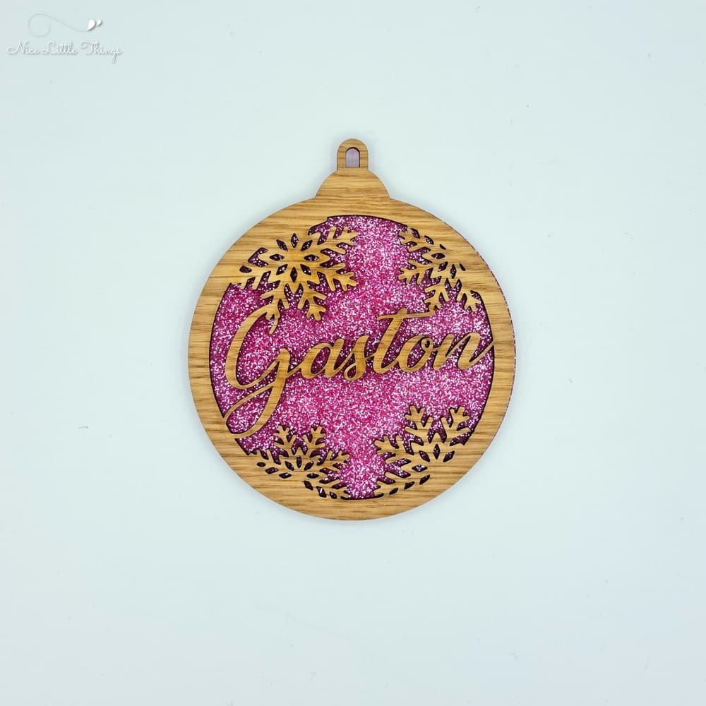 boules de Noël multicouches - paillettes