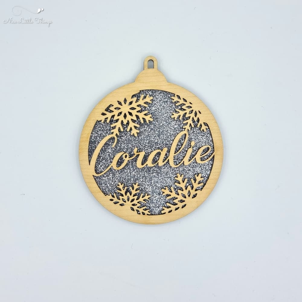 boules de Noël multicouches - paillettes