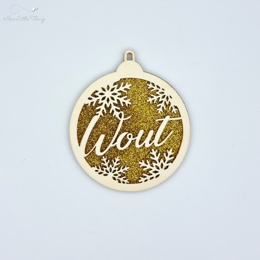 boules de Noël multicouches - paillettes