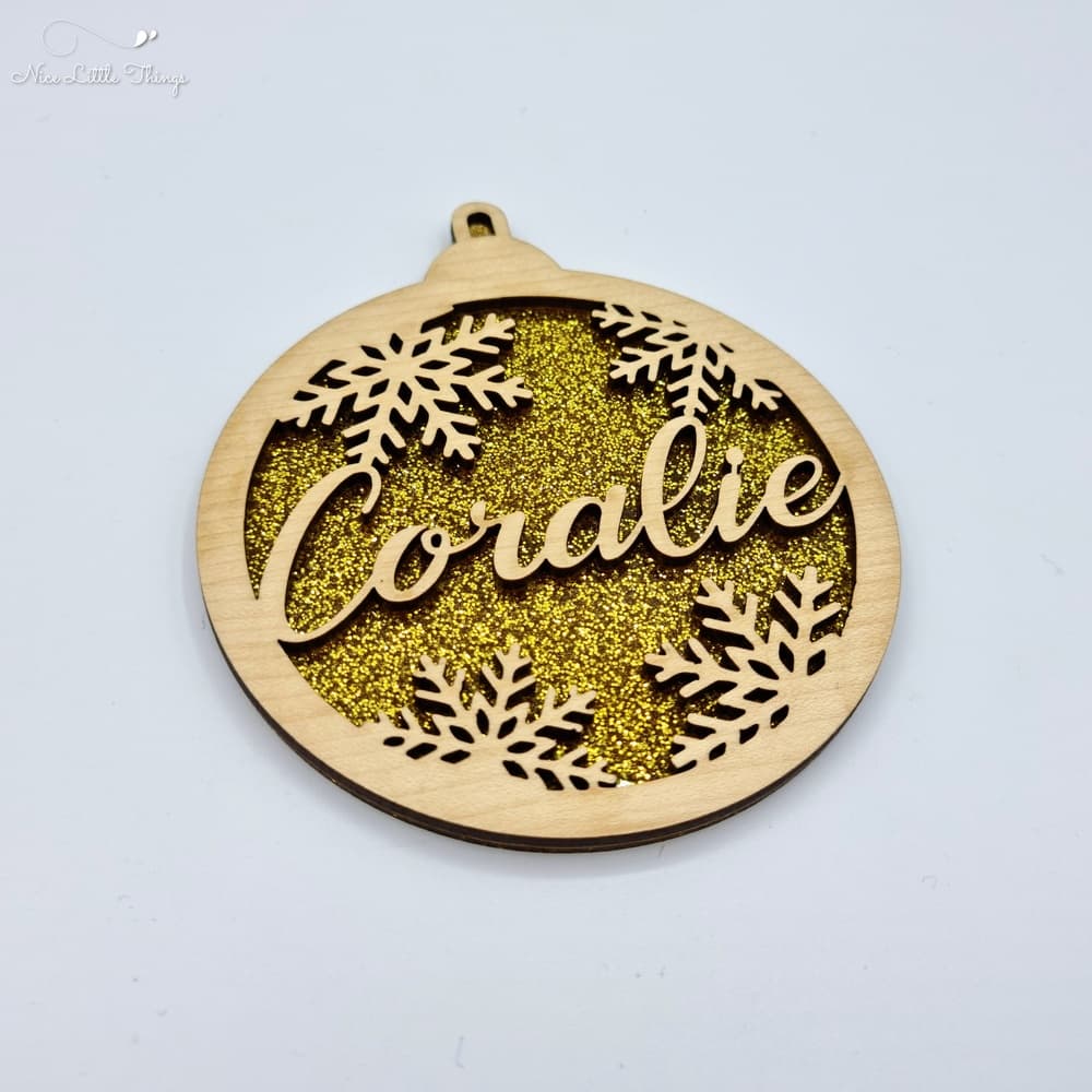 boules de Noël multicouches - paillettes