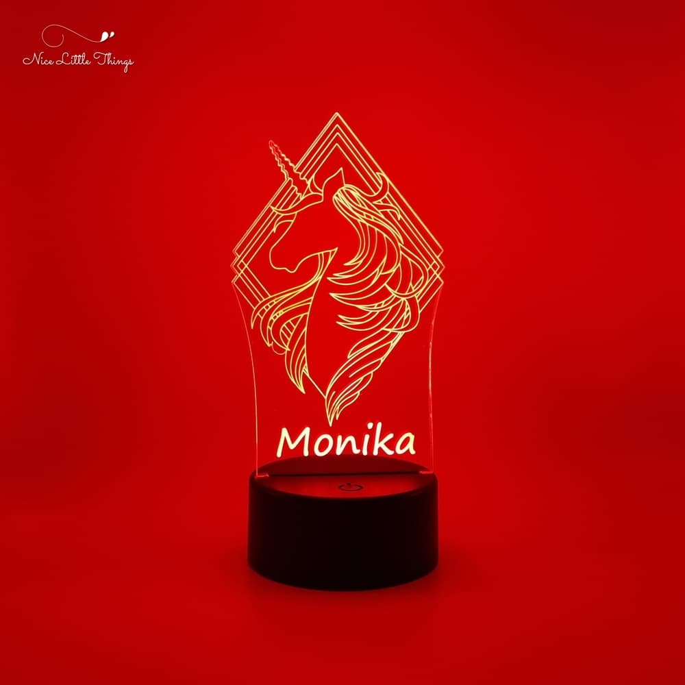 Lampe LED RVB Licorne