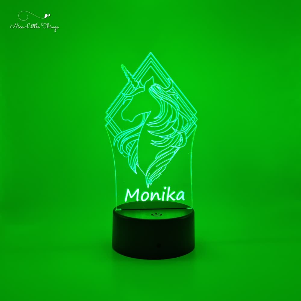 Lampe LED RVB Licorne