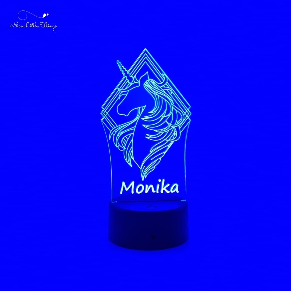 Lampe LED RVB Licorne