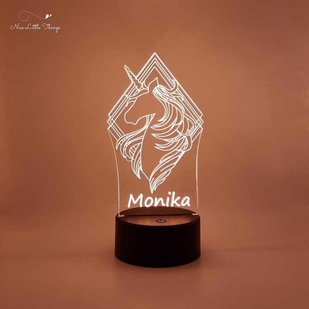 Lampe LED RVB Licorne