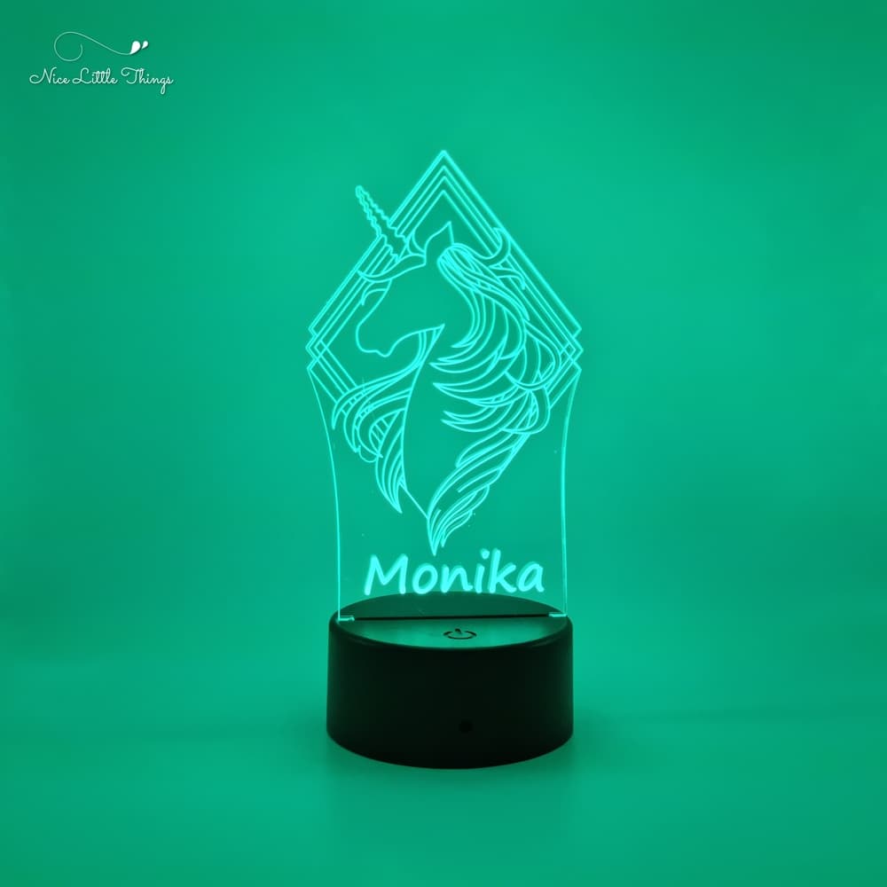 Lampe LED RVB Licorne