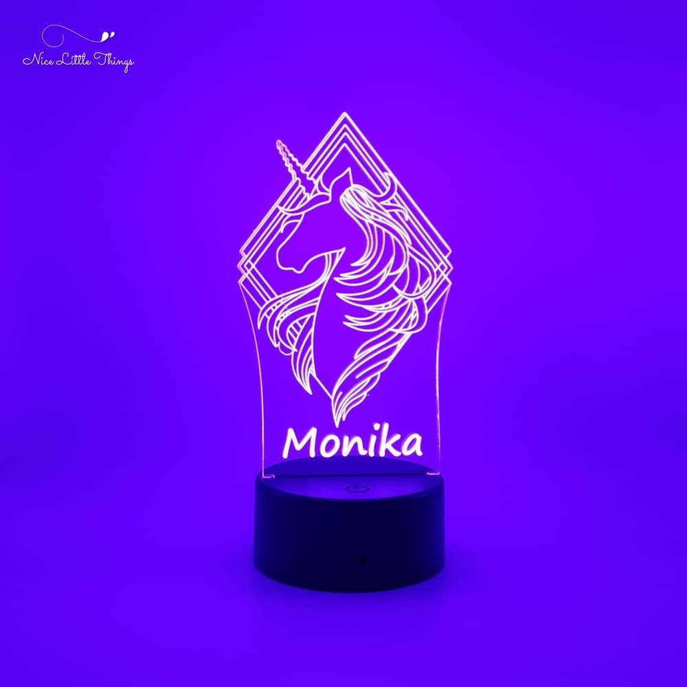 Lampe LED RVB Licorne