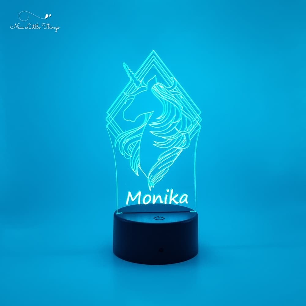 Lampe LED RVB Licorne