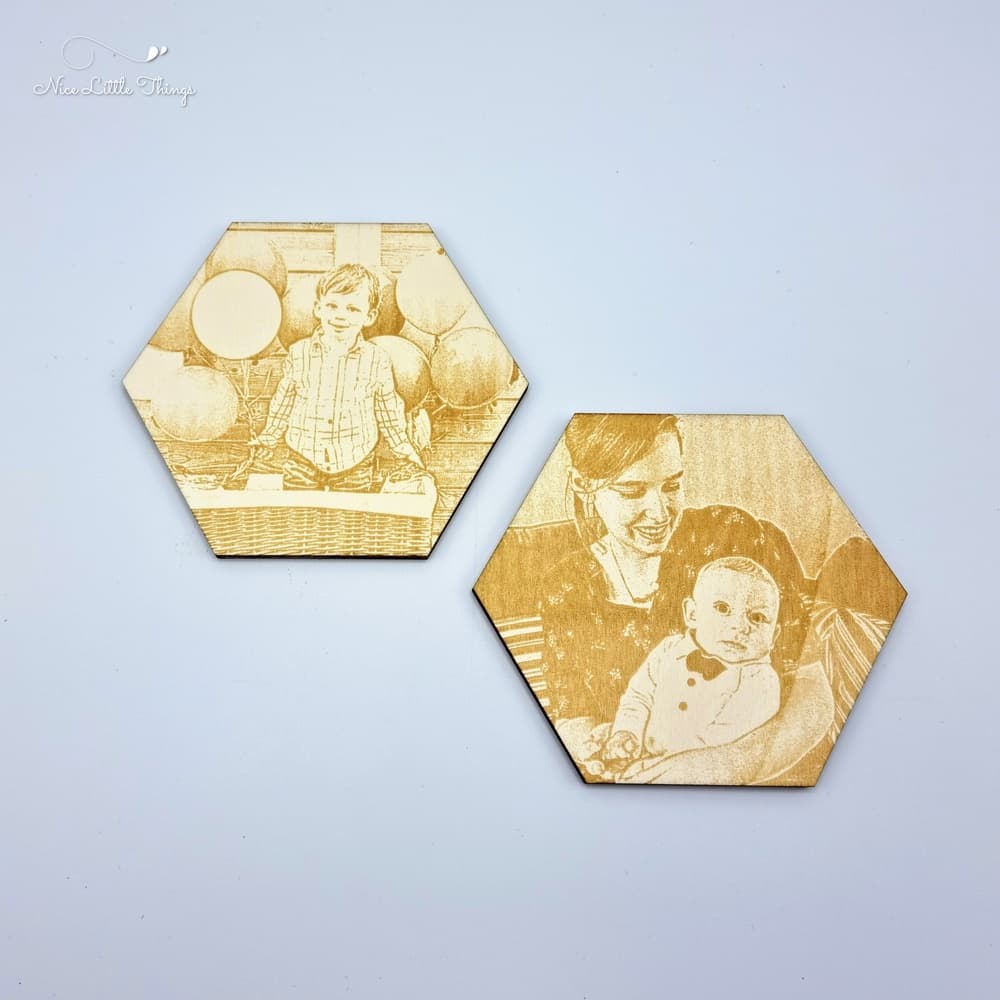 collage photo hexagonal
