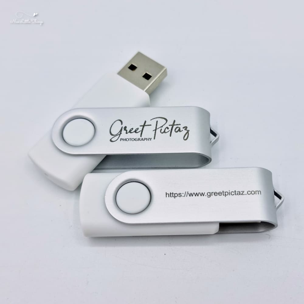 Clé USB gravée double face