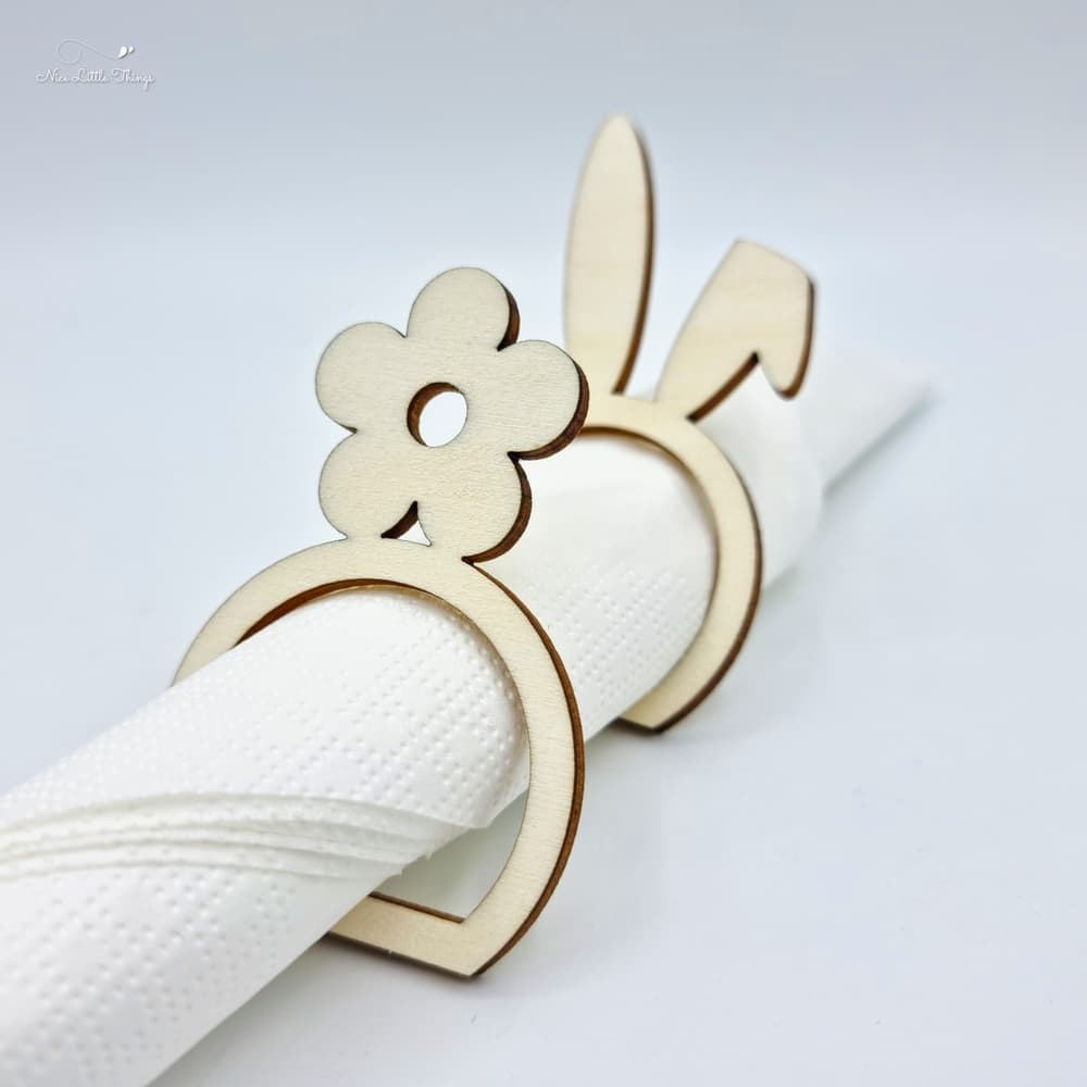 set de ronds de serviette Pâques