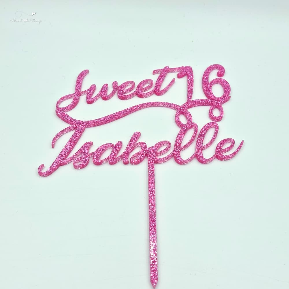 Décor de gâteau Sweet16