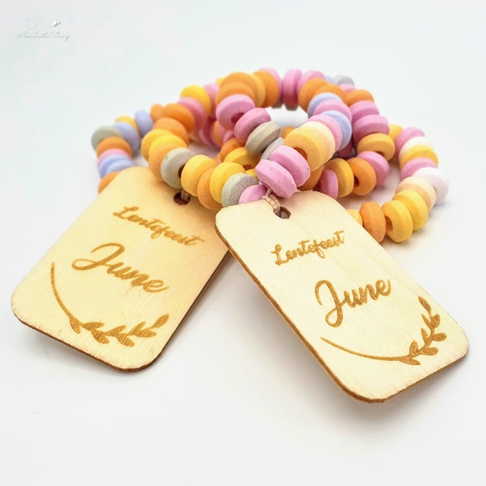Collier de bonbons personnalisé