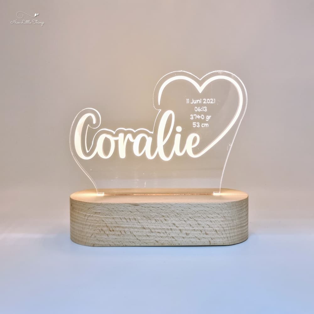 Lampe LED naissance