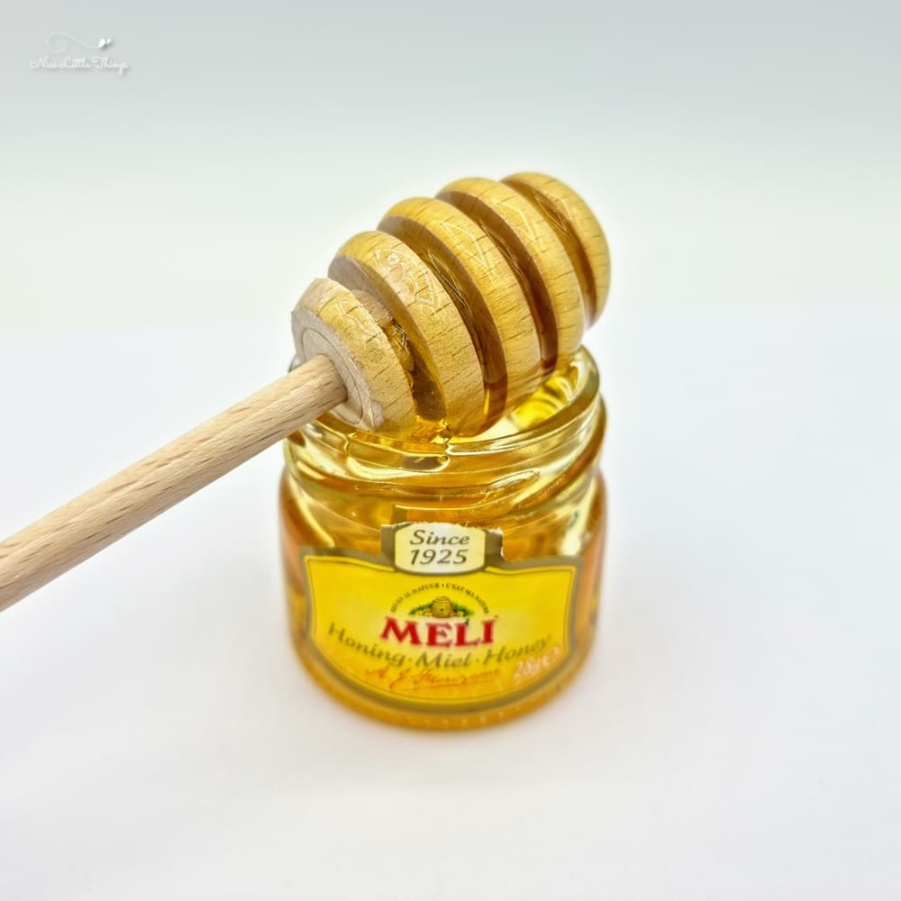 Cuillère à miel avec texte