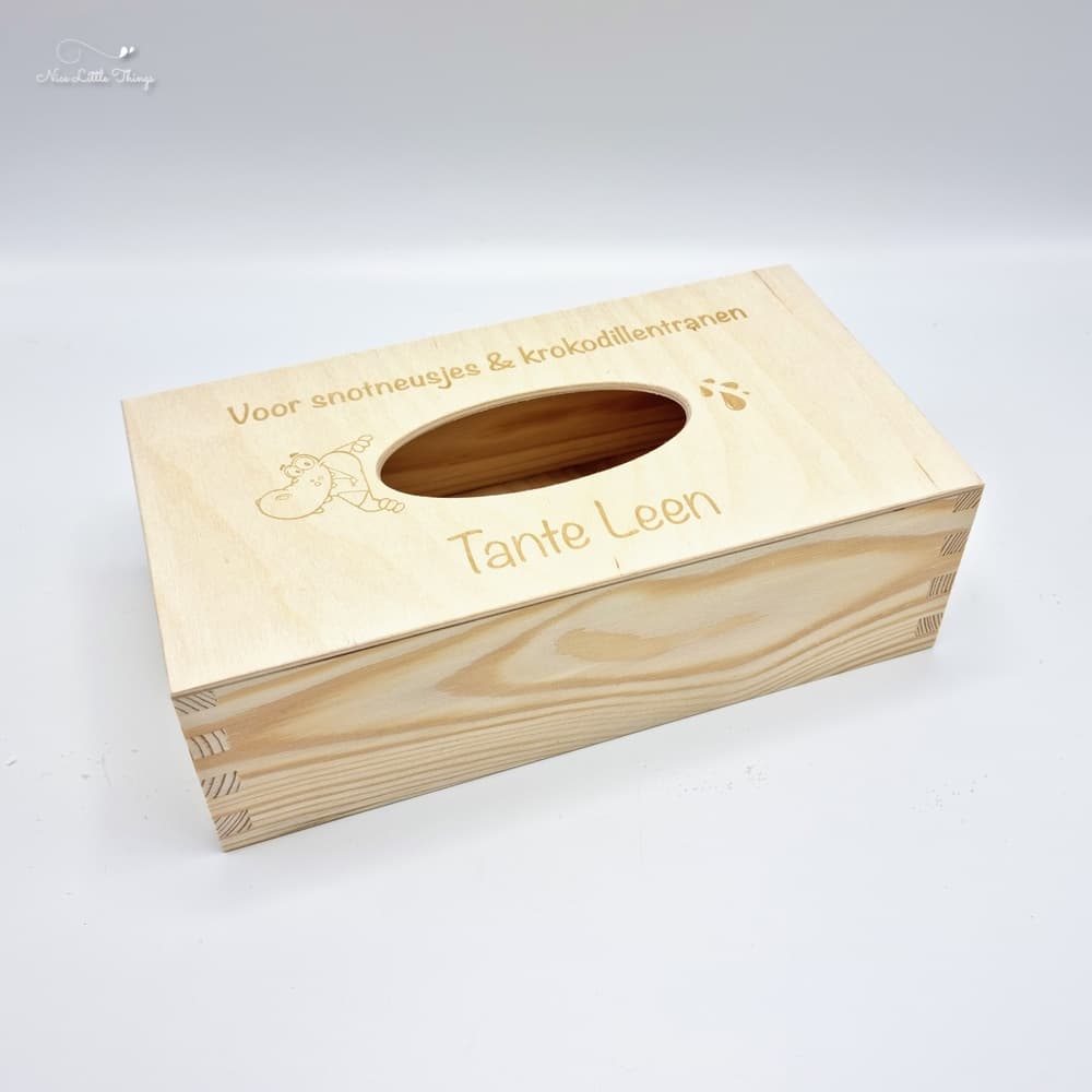 Boîte de mouchoirs personnalisée