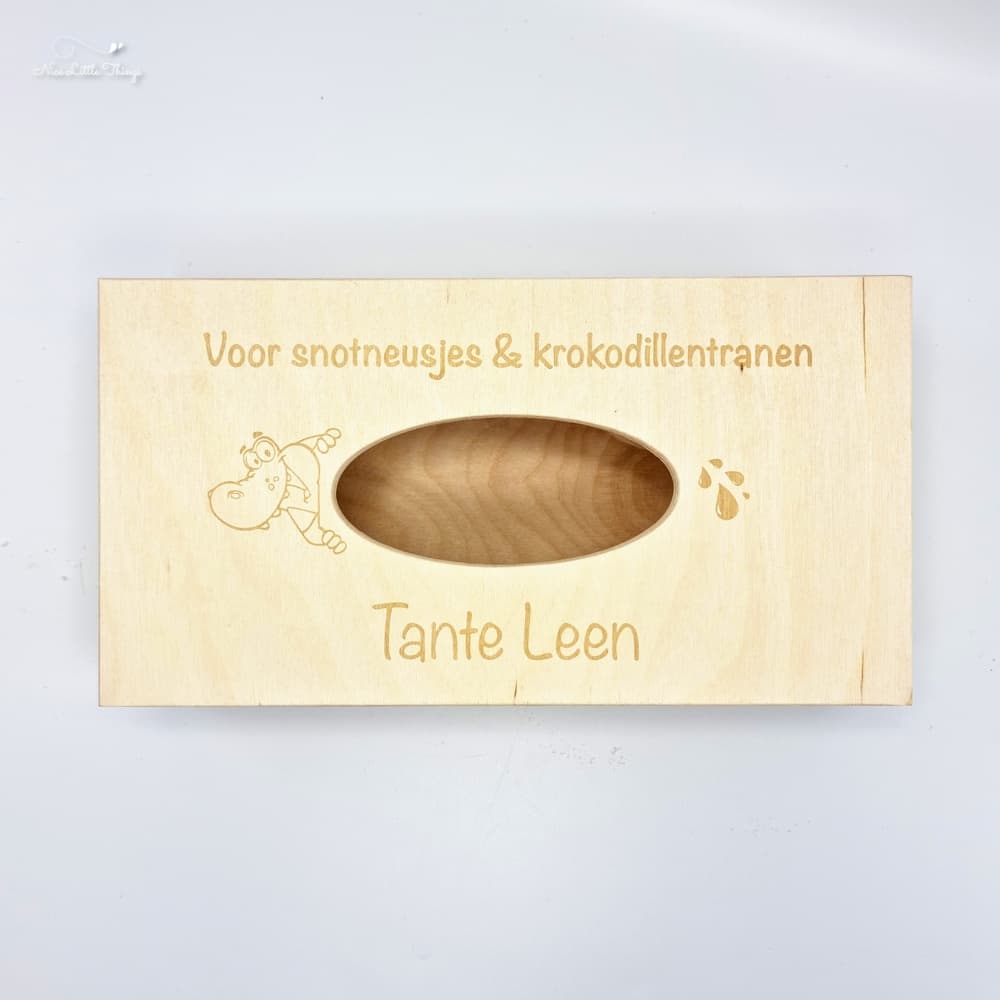 Boîte de mouchoirs personnalisée