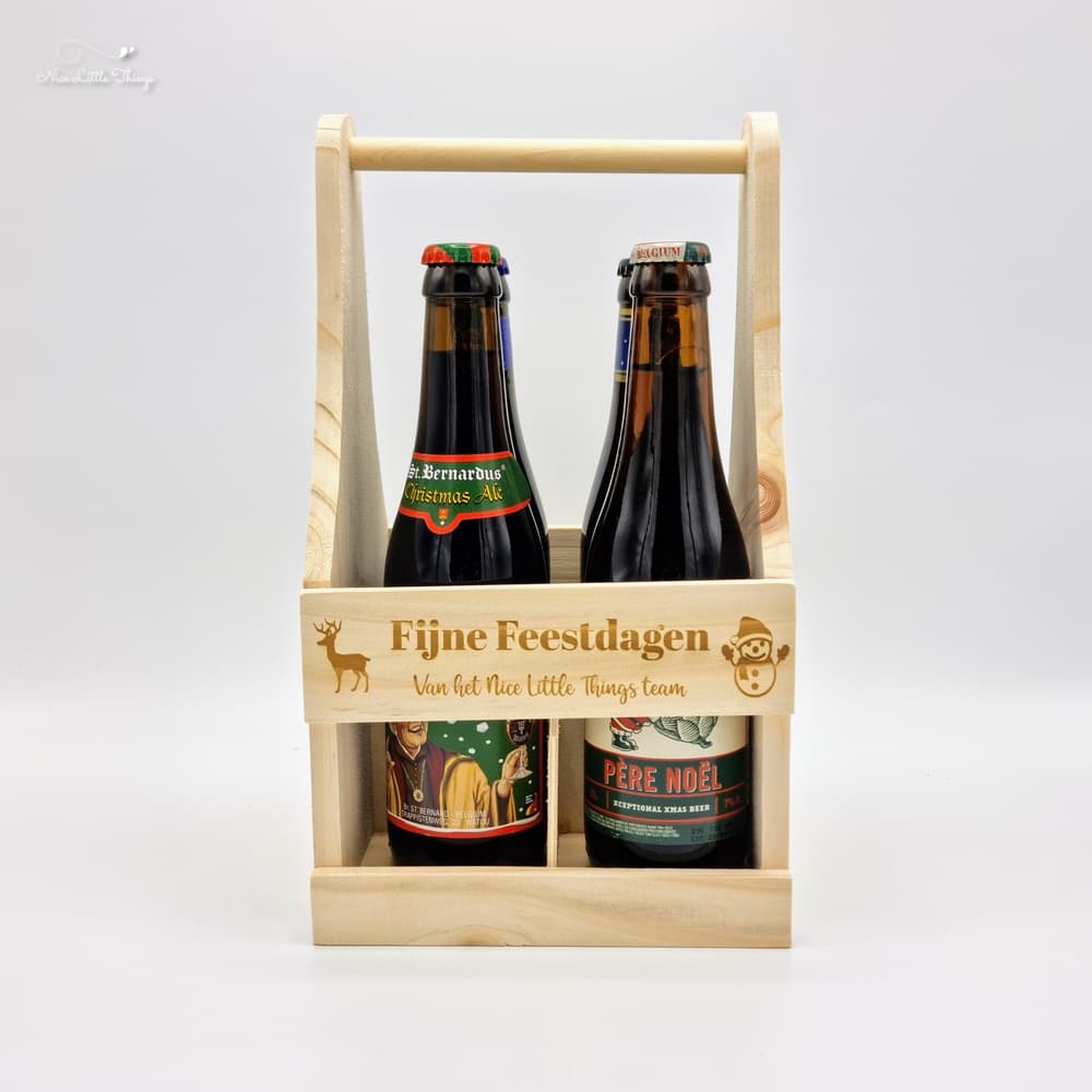 Caisse à bière en bois Holiday